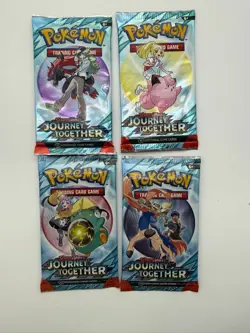 Pokemon TCG Journey Together Scarlet & Violet Booster Pack Lot 30 SEALED PACKS - Image 2