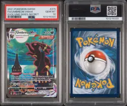 Umbreon VMAX 215/203 Alt Art Evolving Skies Pokemon moonbreon - PSA 10 GEM MINT - Image 5