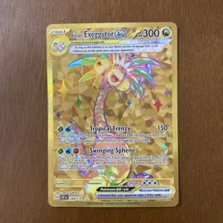 Pokemon TCG - Alolan Exeggutor ex Surging Sparks 248/191 Gold Secret Rare NM - Image 1