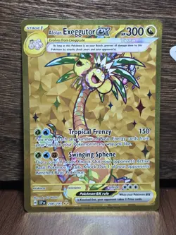 Pokemon TCG - Alolan Exeggutor ex Surging Sparks 248/191 Gold Secret Rare NM - Image 1