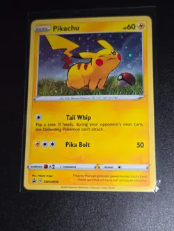 Pokemon Card Pikachu SWSH039 General Mills Holo Near Mint - Image 1