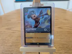 LEGENDARY CARD MICKEY MOUSE TRUMPETER DISNEY LORCANA INTO THE INKLANDS 182/204 - Image 1