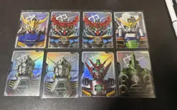 Gundam TCG - Lot of 8 Etched Foil Resource Cards (C+) NM - Image 1