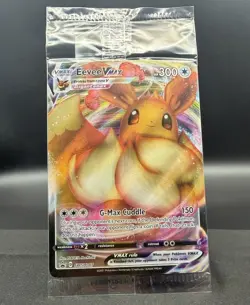 Eevee VMAX SWSH087 - Full Art Promo - Holo Pokemon Card - Near Mint SEALED! (NM) - Image 1