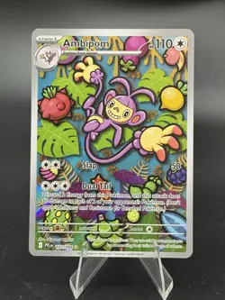 Ambipom - 107/094 - Phantasmal Flames - Illustration Rare - NM - Pokemon TCG - Image 1