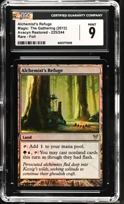 ALCHEMIST'S REFUGE Avacyn Restored Foil Rare CGC 9 MTG [Nostalgium] - Image 1