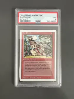 1994 MAGIC: THE GATHERING REVISED EARTHBIND PSA 7 - Image 1