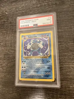 1999 Pokemon English Base Set Poliwrath #13 - Holo PSA 9 MINT - Image 2