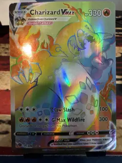 Pokemon TCG Charizard VMAX Champion's Path Holo Secret Rare - Image 1