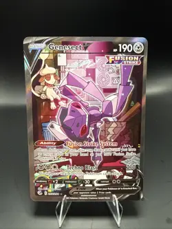 Pokemon Genesect V 255/264 Swsh08: Fusion Strike Ultra Rare Full Art Holo - Image 2