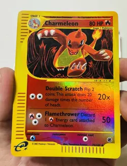 2002 Pokemon Expedition 73/165 Charmeleon Reverse Holo NM !! - Image 3