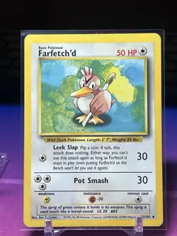 Pokemon - Farfetch’d 27/102 - Base Set Unlimited - Mp - Image 1