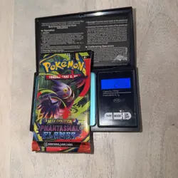 VERY HEAVY 22.6g! Pokemon TCG Phantasmal Flames Sleeved Booster Pack (SEALED) - Image 1