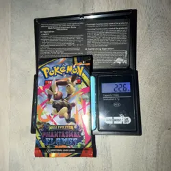 VERY HEAVY 22.6g! Pokemon TCG Phantasmal Flames Sleeved Booster Pack (SEALED) - Image 1