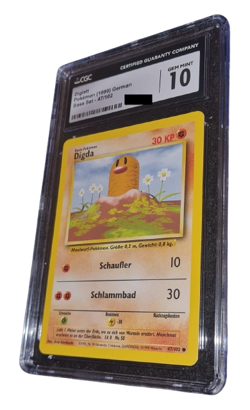 Pokemon - Digda - CGC 10 - 1999 Base Set / Basis - Deutsch - wie PSA BGS Grading - Image 1