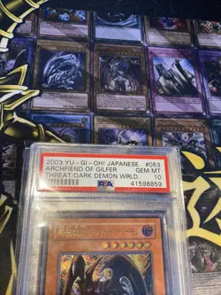 Yu-Gi-Oh PSA 10 GEM MINT Archfiend Of Gilfer 305-053 Japanese Ultimate Relief - Image 3