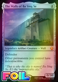 x1 The Walls of Ba Sing Se FOIL TLA Avatar MTG 261 M/NM 1x - Image 1