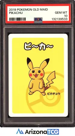 Pokemon 2019 Pikachu Old Maid Japanese GEM MINT PSA 10 - Image 1