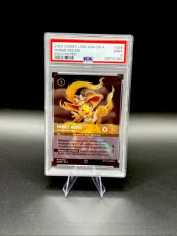 Minnie Mouse Musketeer Champion Enchanted Holo PSA 9 Mint Disney Lorcana - Image 1
