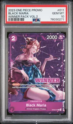 Black Maria - ST04-011 - PSA 10 - Winner Promo - Promo - One Piece - 61840 - Image 1