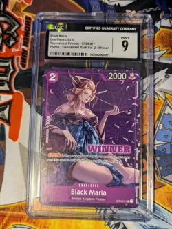 CGC 9 - Black Maria ST04-011 (Tournament Pack Vol. 2) WINNER - One Piece 2023 - Image 1