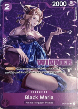 One piece Black Maria Tournament Pack Vol. 2 Winner Near Mint - Image 1