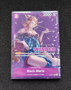 ONE PIECE Card Game TCG / Black Maria ST04-011 V.2 / Tournament Vol.2 Winner NM - Image 1