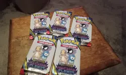 5 Phantasmal Flames Pokemon Trading Cards Never Opened Mint Condition - Image 1