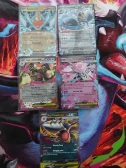 Mega Evolution Phantasmal flames ex card lot 5 cards - Image 1