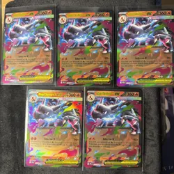Mega Charizard x EX 013/094 Me02: Phantasmal Flames Holo Lot Of 5 Cards - Image 1