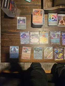 336 Card Lot Pokemon Phantasmal Flames, Black Bolt. 5 Full Art Cards. Gengar EX - Image 2