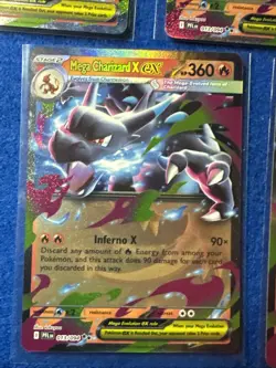 Mega Charizard x EX 013/094 Me02: Phantasmal Flames Holo Lot Of 5 Cards - Image 5