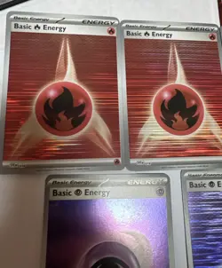 5 Holo Basic Energy Pokemon Cards Phantasmal Flames (5 Holos) - Image 2