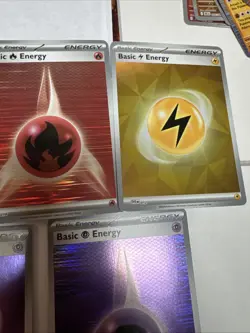 5 Holo Basic Energy Pokemon Cards Phantasmal Flames (5 Holos) - Image 4