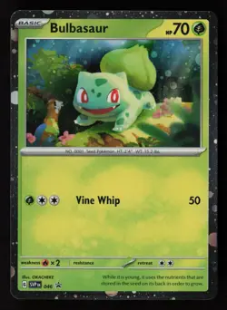 Bulbasaur - (Cosmos Holo) 046 SV: Scarlet & Violet Promo Cards Pokemon TCG NM - Image 1