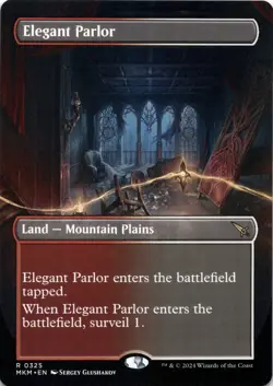 Elegant Parlor BORDERLESS Murders at Karlov Manor Magic MTG NM - Image 1