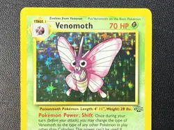 Pokemon TCG Venomoth Jungle Unlimited Holo Rare Card 13/64 - Image 3