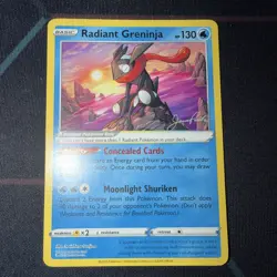 Radiant Greninja 2024 World Championships pokemon card: Stamped Jesse Parker - Image 1