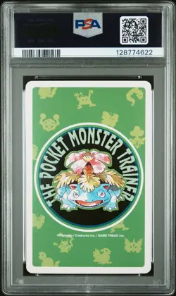 Pokemon Green Professor Oak Joker Playing Poker Card 1996 PSA 6 EX-MT - Image 2