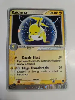 Raichu EX Sandstorm Card 98/100 Pokemon TCG Ultra Rare Holo Expedition - Image 3