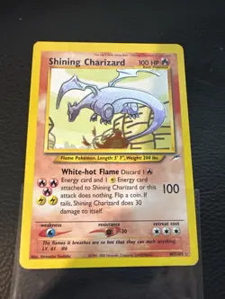 Shining Charizard Neo Destiny Holo Card 107/105 Unlimited Rare LP- - Image 1