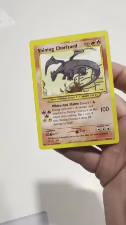 Shining Charizard Neo Destiny Holo Card 107/105 Unlimited Rare LP- - Image 2