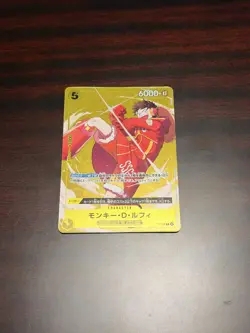 One Piece Card Game JP Monkey D Luffy P-106 FOIL STANDARD BATTLE WINNER PROMO - Image 1