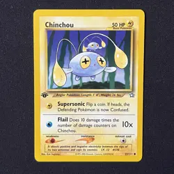 Chinchou 55/111 1st Edition Neo Genesis Pokemon Card - Image 2