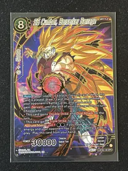 Dragon Ball Super Card Game SS Cumber Berserker Barrage SPR Foil Card BT20-130 - Image 1