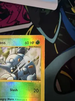 Heracross 64/144 Skyridge e-series Reverse Holo Pokemon Card - Image 2