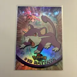 Rattata 2000 Topps Chrome Pokemon Rattata Chrome Card#19!Pokemon Chrome Card - Image 1