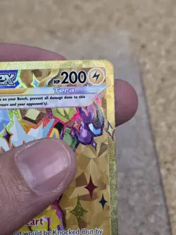Pokemon Pikachu TCG EX Surging Sparks Holo Hyper Rare Gold Card 247/191 English - Image 5