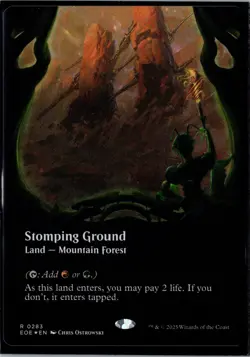 Stomping Ground (Borderless) Foil R Edge of Eternities 283 NM - Image 1