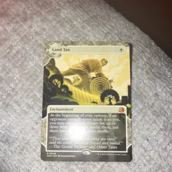 Magic: The Gathering Land Tax Enchantment Wilds of Eldraine Mythic White M0009 - Image 1